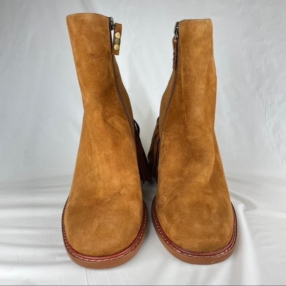 NEW Kelsi Dagger Brooklyn Linx Suede Fringe Boots - Picture 9 of 13